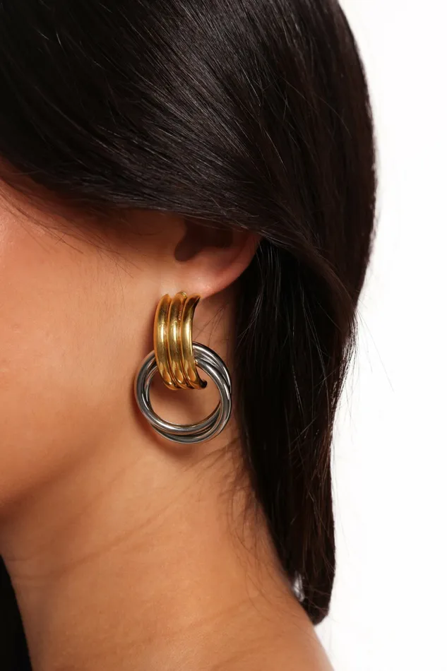 Earrings Women Cyra Earrings GoldSilver Petal and Pup