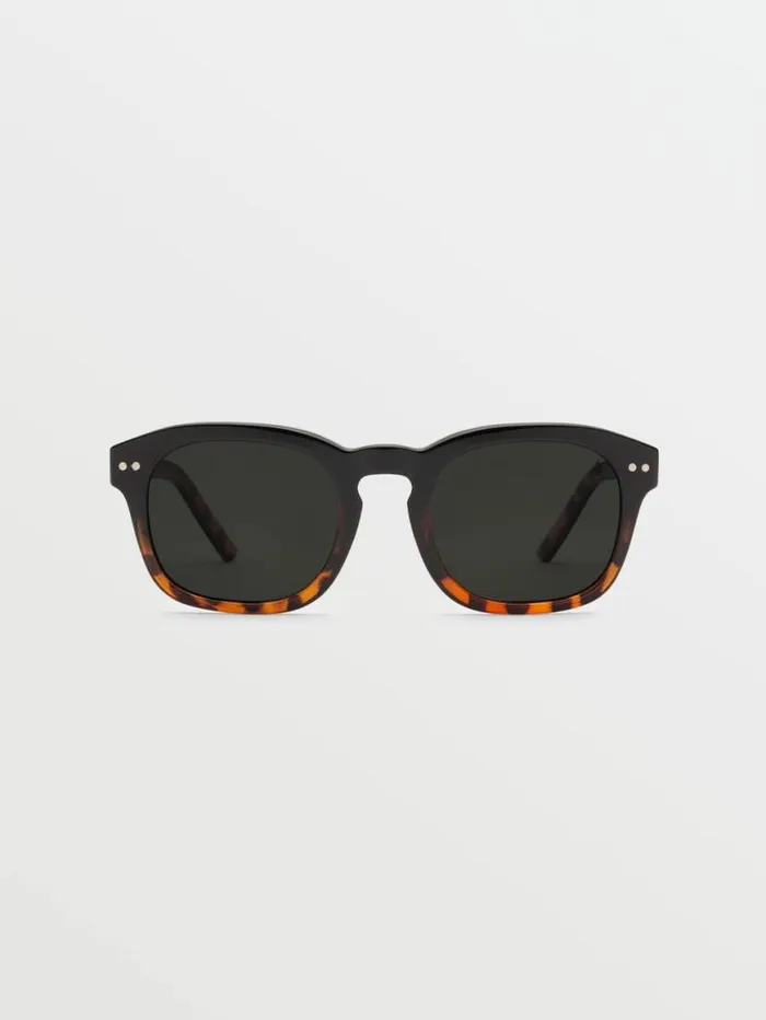 Earth Tripper Sunglasses 8211 Gloss DarksideGray Polar MensWomens Volcom Sunglasses