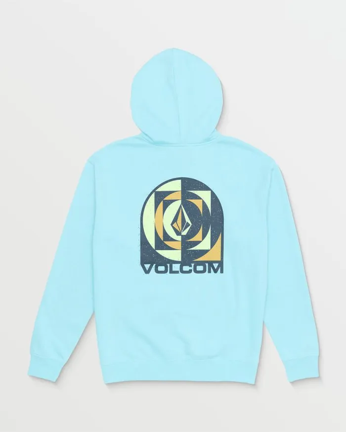 Echo Chamber Pullover Hoodie 8211 Horizon Blue Mens Volcom Hoodies and Sweatshirts