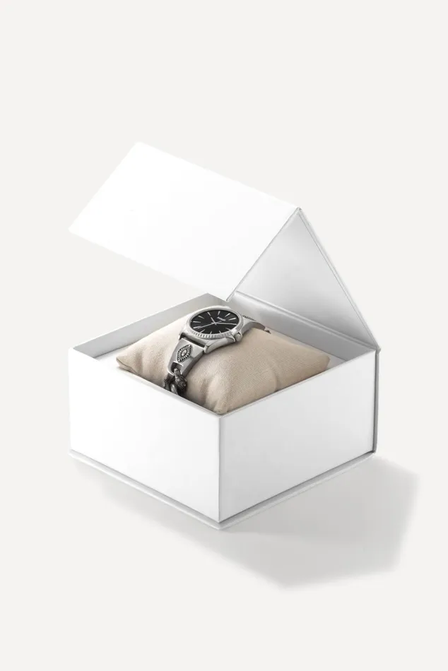 Elegant Watch Reset Gray Women Baandsh Jewelry