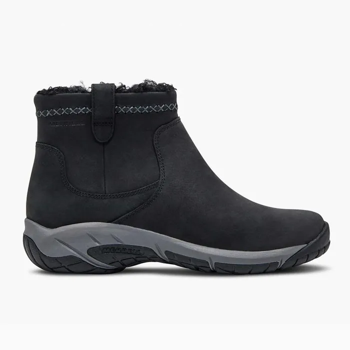 Encore 4 Bluff Zip Polar Waterproof Black Women Merrell Boots