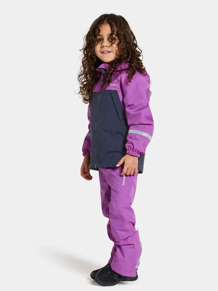 Enso Kids039 Jacket Tulip Purple Kids Didriksons Spring Jackets