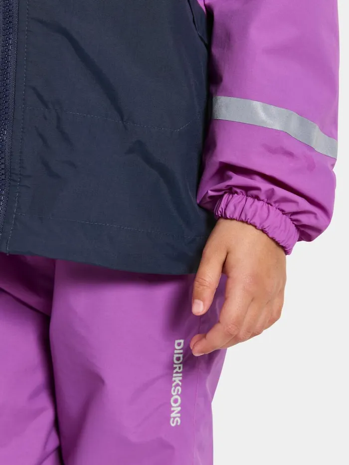 Enso Kids039 Jacket Tulip Purple Kids Didriksons Spring Jackets
