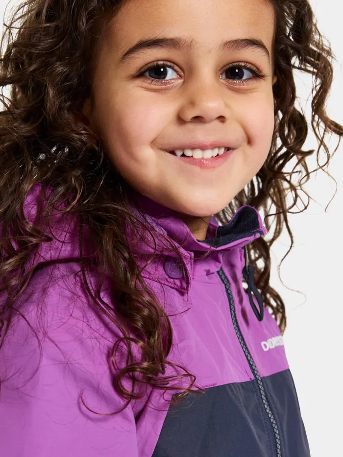 Enso Kids039 Jacket Tulip Purple Kids Didriksons Spring Jackets
