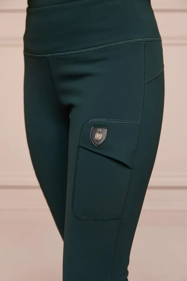 Equestrian Leggings Holland Cooper Halcot Thermal Legging Petrol Equestrian Leggings Holland Cooper Halcot Thermal Legging Petrol