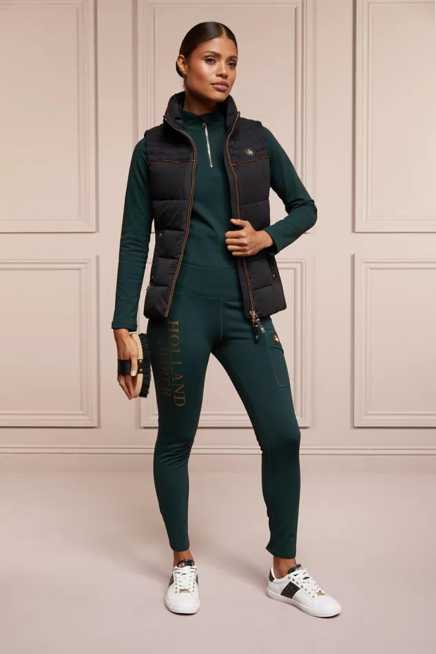 Equestrian Leggings Holland Cooper Halcot Thermal Legging Petrol Equestrian Leggings Holland Cooper Halcot Thermal Legging Petrol