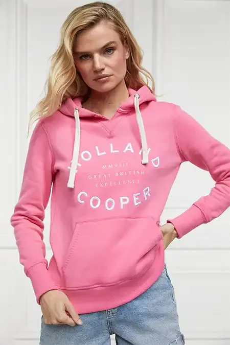EquestrianWomen Hoodies and Sweatshirts Holland Cooper Varsity Hoodie Peony Pink EquestrianWomen Hoodies and Sweatshirts Holland Cooper Varsity Hoodie Peony Pink