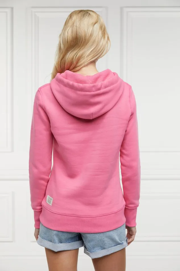 EquestrianWomen Hoodies and Sweatshirts Holland Cooper Varsity Hoodie Peony Pink EquestrianWomen Hoodies and Sweatshirts Holland Cooper Varsity Hoodie Peony Pink