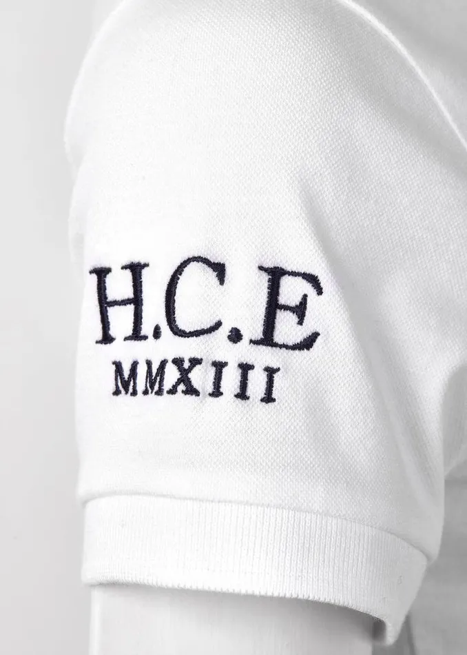 EquestrianWomen Polo Shirts and Tees Holland Cooper Team Polo Shirt White