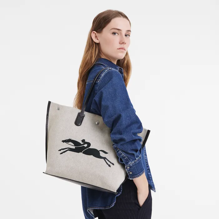 Essential L Tote bag Ecru Women Shoulder bags Longchamp Essential L Tote bag Ecru Women Shoulder bags Longchamp