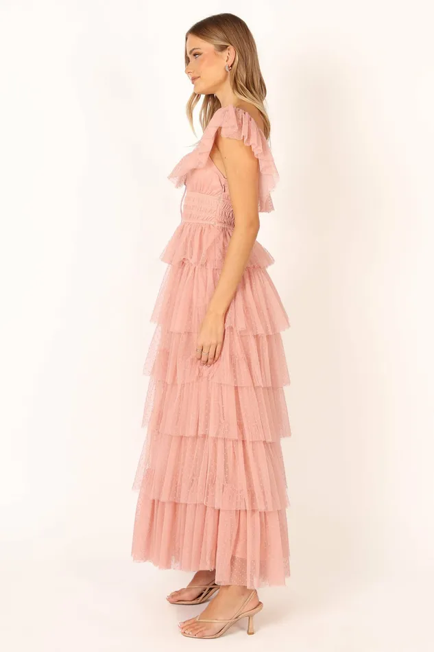Event Dresses Belle Maxi Dress Blush 8211 Petal and Pup Women