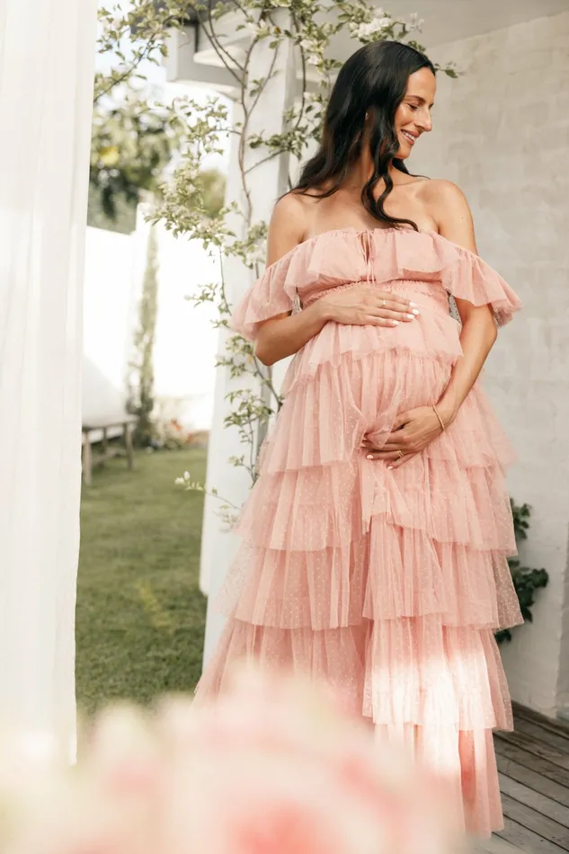 Event Dresses Belle Maxi Dress Blush 8211 Petal and Pup Women