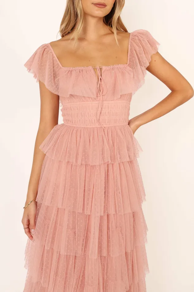 Event Dresses Belle Maxi Dress Blush 8211 Petal and Pup Women
