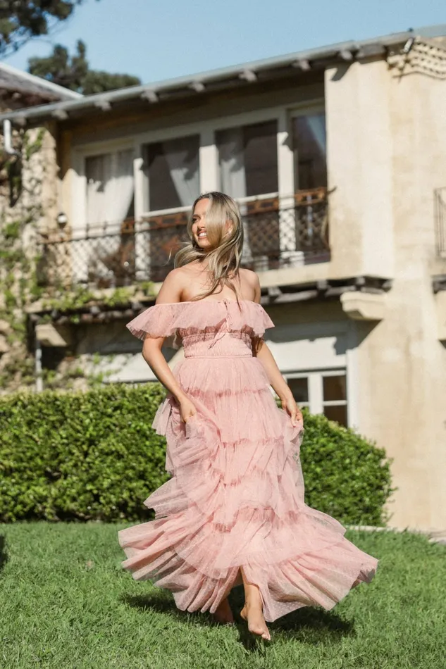 Event Dresses Belle Maxi Dress Blush 8211 Petal and Pup Women