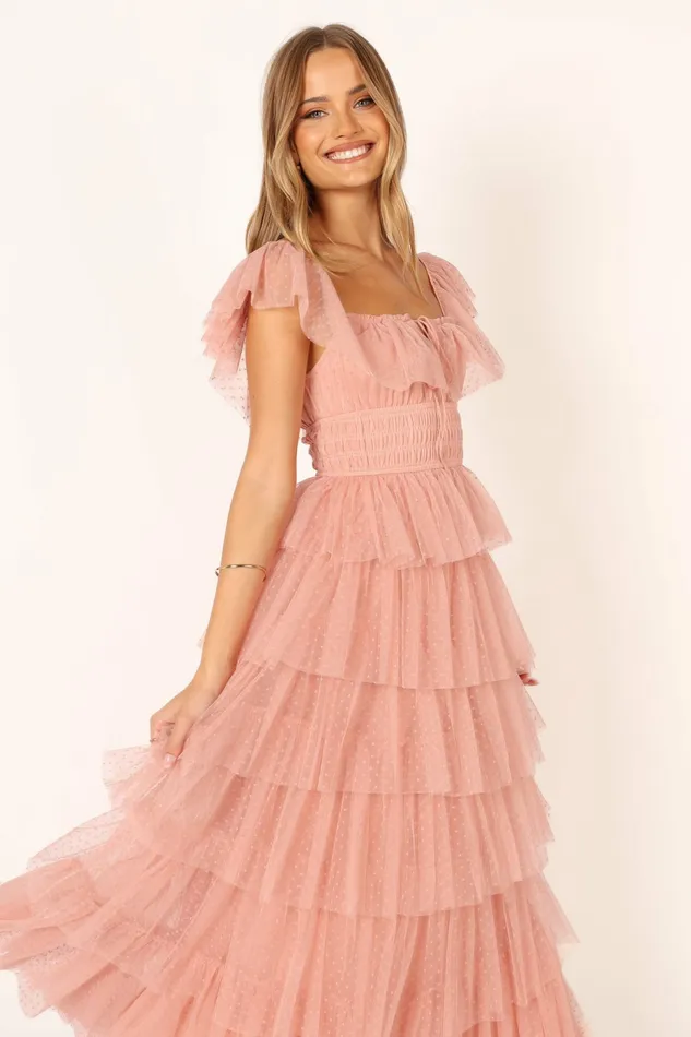 Event Dresses Belle Maxi Dress Blush 8211 Petal and Pup Women