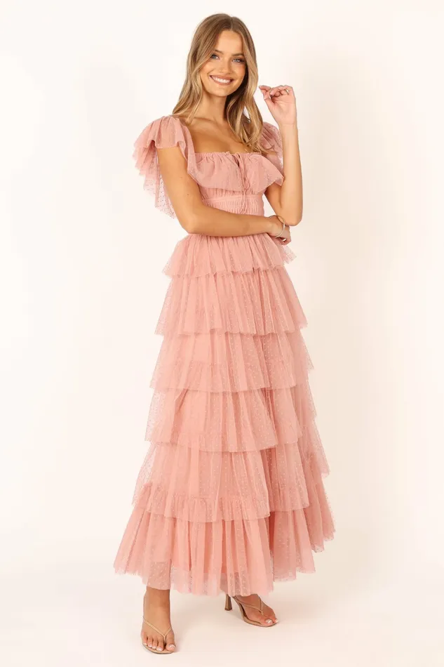 Event Dresses Belle Maxi Dress Blush 8211 Petal and Pup Women