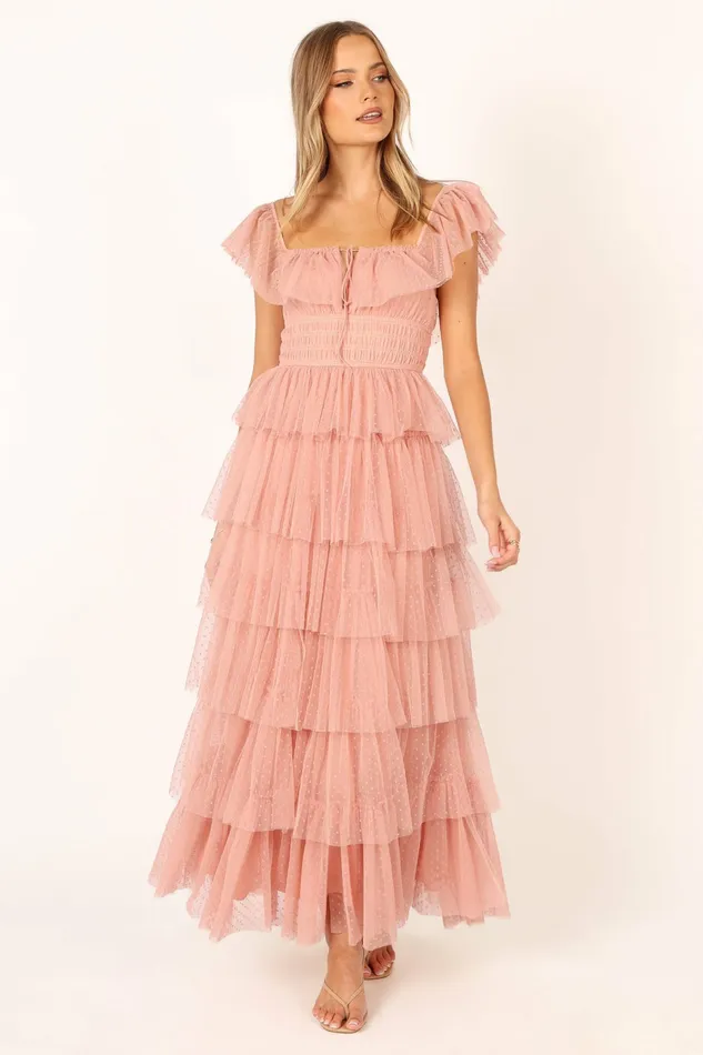 Event Dresses Belle Maxi Dress Blush 8211 Petal and Pup Women