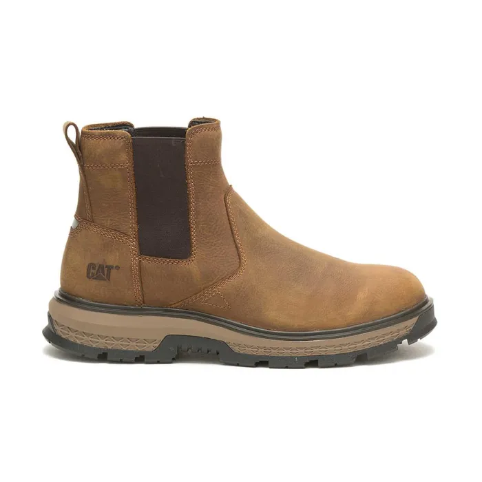 Exposition Chelsea Work Boot Pyramid Men Cat Footwear PullOns