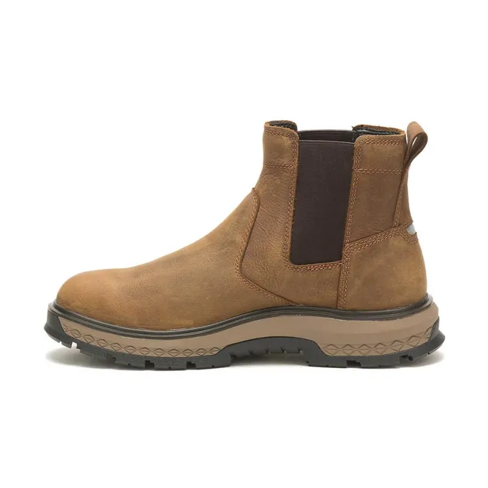 Exposition Chelsea Work Boot Pyramid Men Cat Footwear PullOns