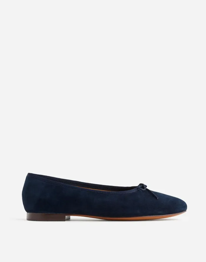 Flats and Loafers Women Madewell The April Ballet Flat Deep Indigo