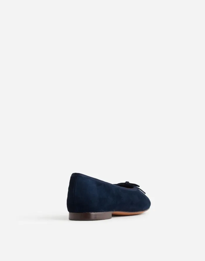 Flats and Loafers Women Madewell The April Ballet Flat Deep Indigo