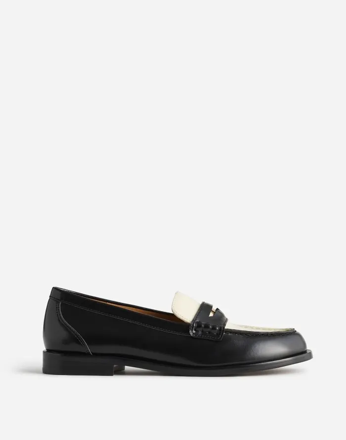 Flats and Loafers Women Madewell The Grayson Penny Loafer True Black Multi