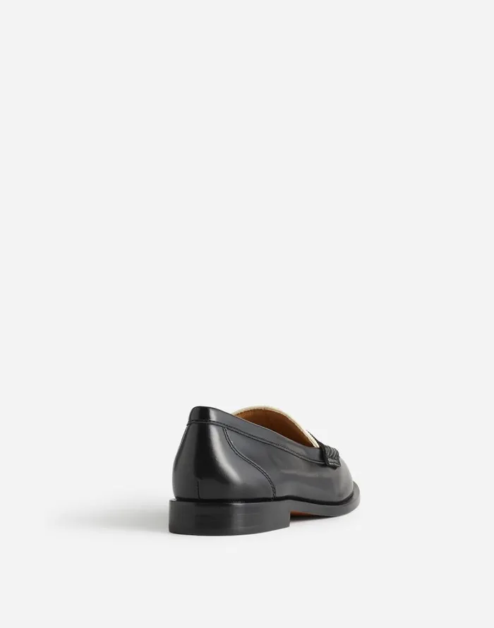 Flats and Loafers Women Madewell The Grayson Penny Loafer True Black Multi