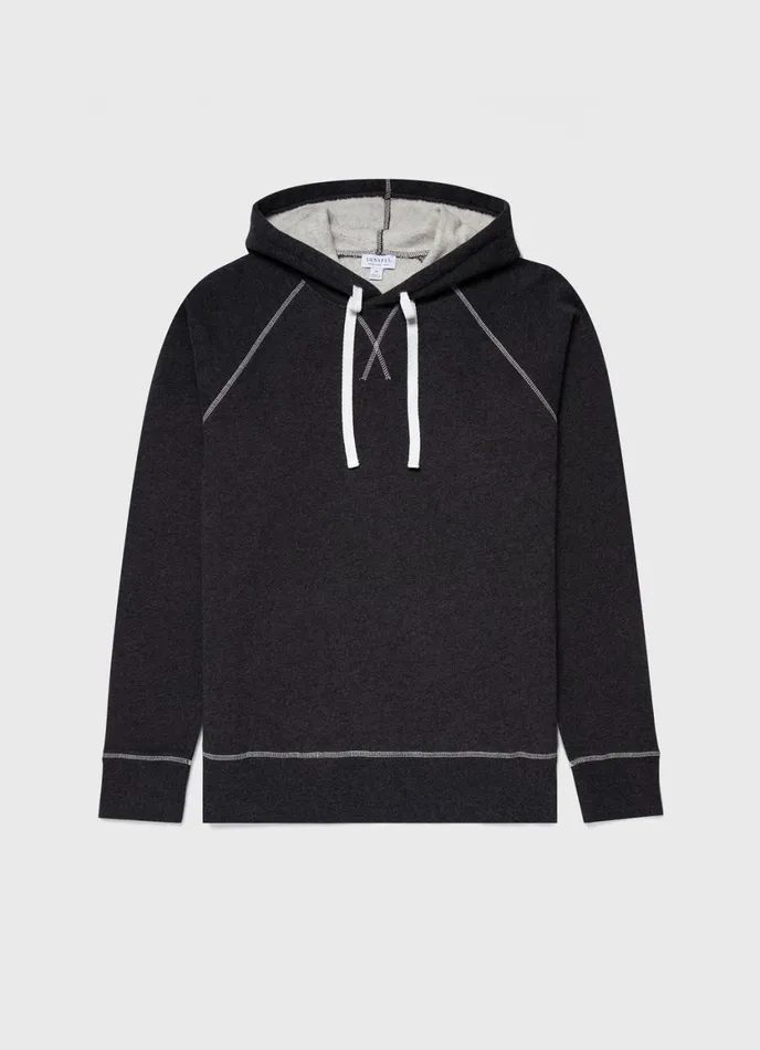 Fleeceback Hoody Charcoal Melange Men SUNSPEL Sweatshirts and Sweatpants