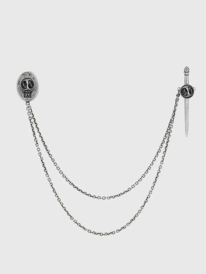 FLEUR DE LIS BROOCH No Color Men John Varvatos Jewelry