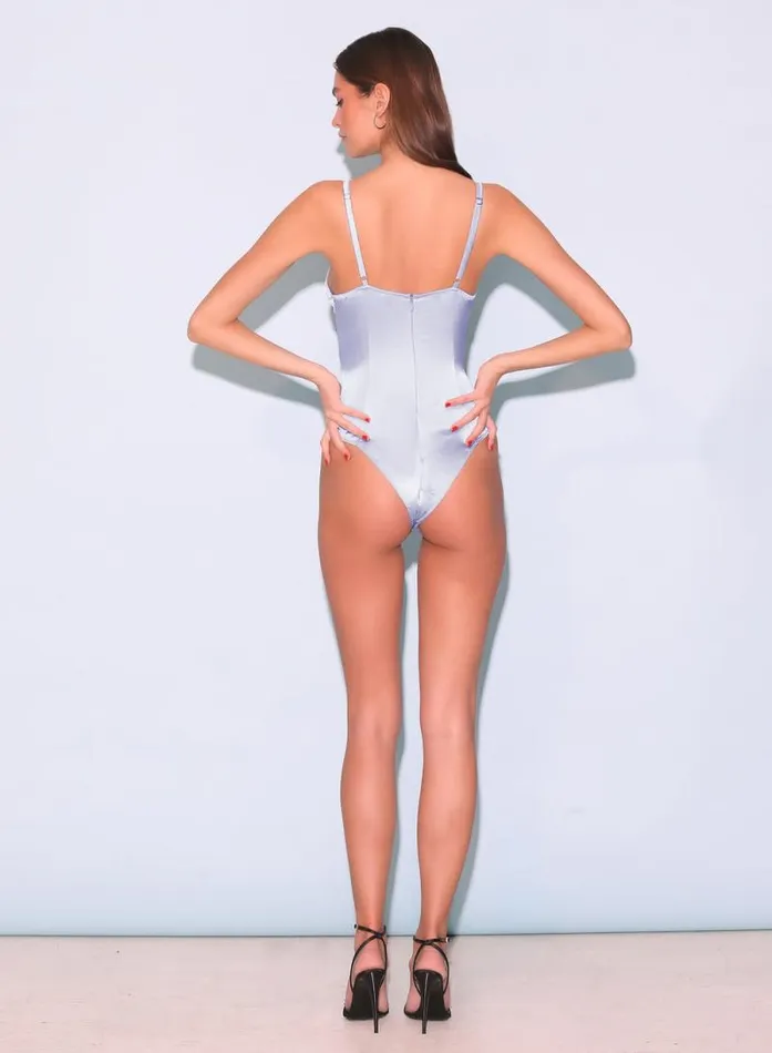 Fleur Du Mal Bodysuits Iris Lace Bodysuit Ice Queen 8211 Women Fleur Du Mal Bodysuits Iris Lace Bodysuit Ice Queen 8211 Women