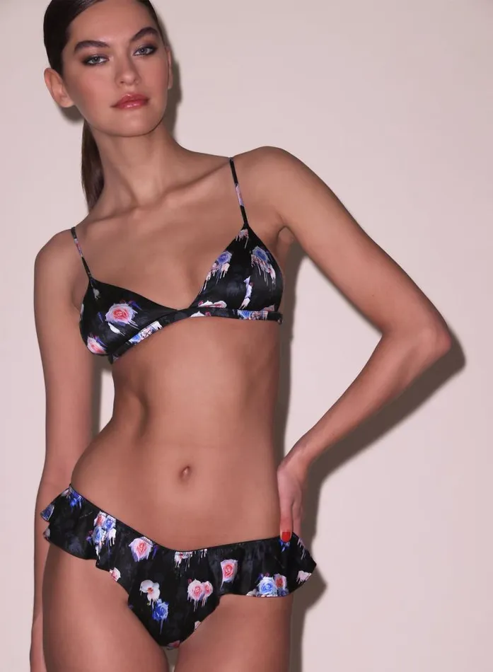 Fleur Du Mal Bralettes and Wireless Bras Luxe Triangle Bra 8211 Women Fleur Du Mal Bralettes and Wireless Bras Luxe Triangle Bra 8211 Women