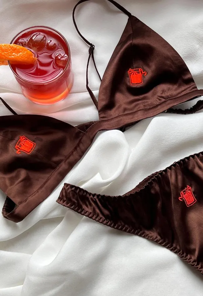 Fleur Du Mal Bralettes and Wireless Bras Negroni Embroidered Luxe Triangle Bra Cocoa 8211 Women Fleur Du Mal Bralettes and Wireless Bras Negroni Embroidered Luxe Triangle Bra Cocoa 8211 Women