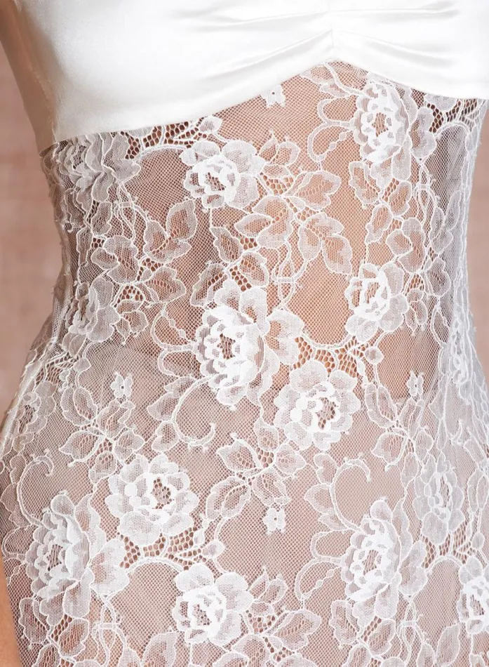 Fleur Du Mal Dresses Lace Bralette Dress Ivory 8211 Women