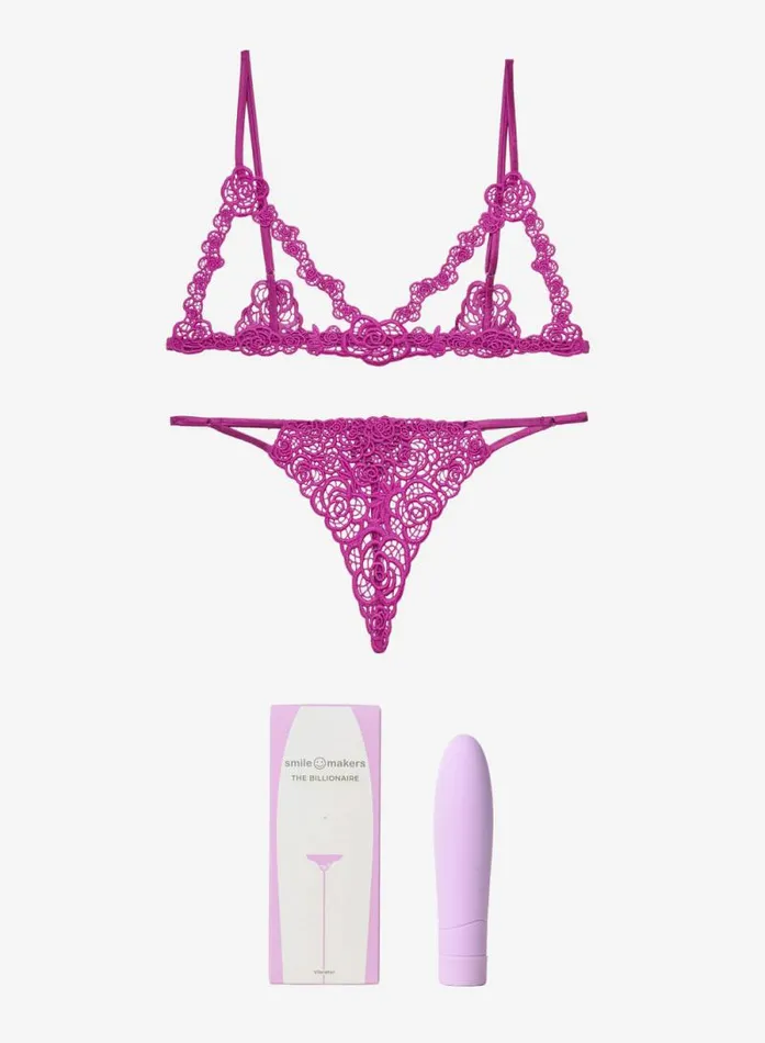 Fleur Du Mal Lingerie Fleur Guipure Gift Set Vixen 8211 Women