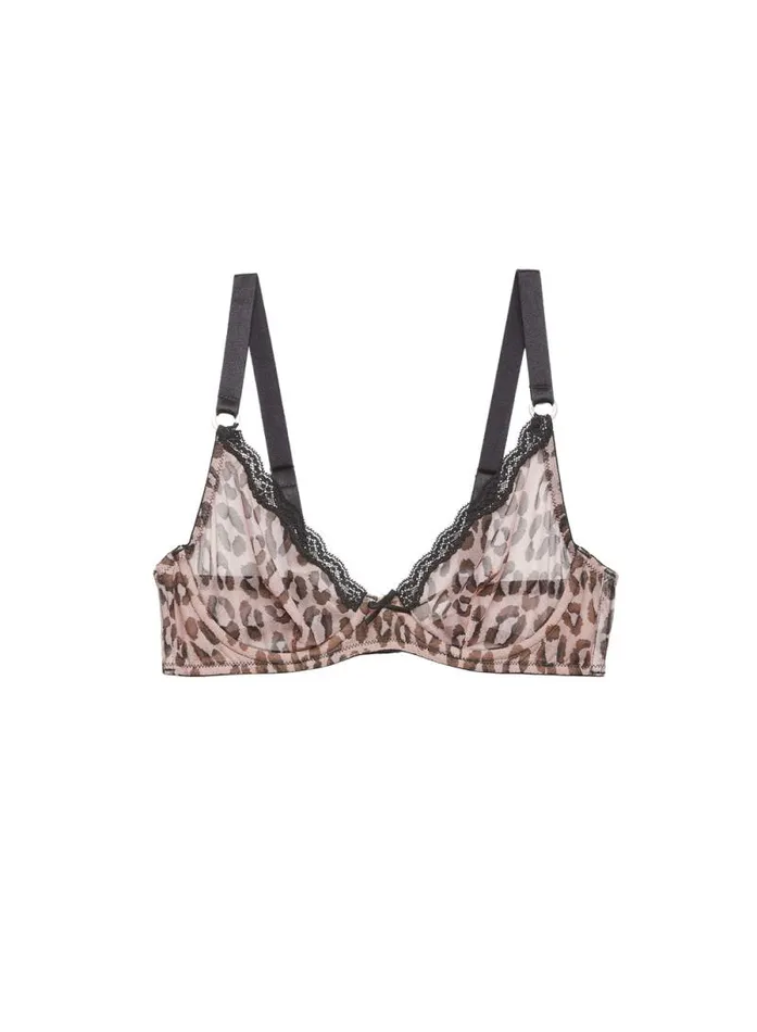 Fleur Du Mal Pleasure Sheer Tulle Demi Bra 8211 Women Fleur Du Mal Pleasure Sheer Tulle Demi Bra 8211 Women