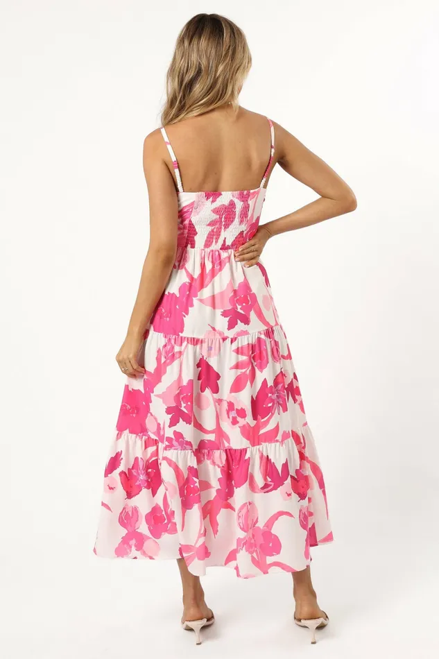Floral Dresses Women Petal and Pup Monika Maxi Dress Pink Floral
