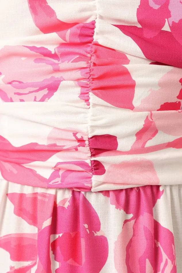 Floral Dresses Women Petal and Pup Monika Maxi Dress Pink Floral