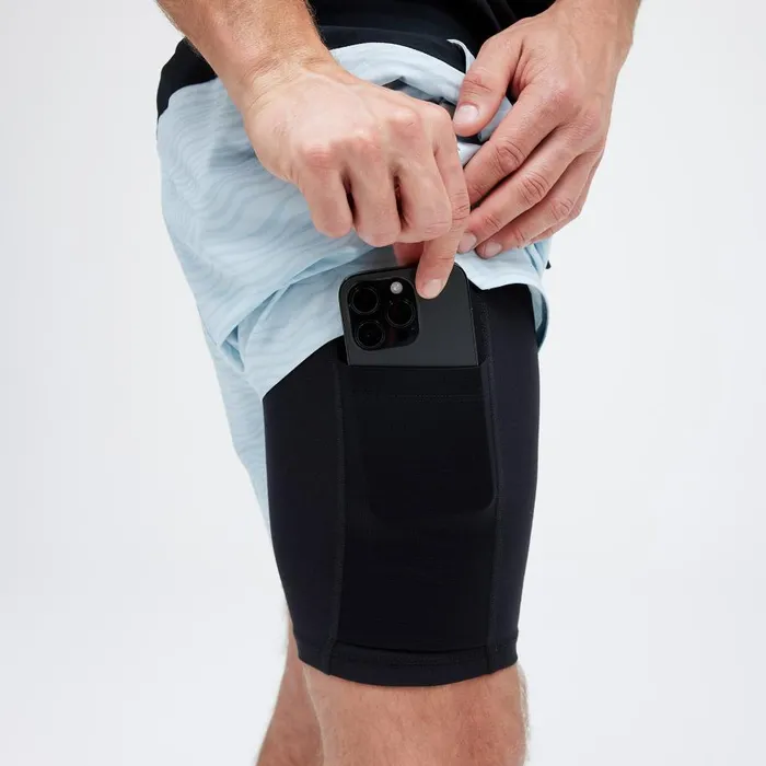 Flux Liner Athletic Short With Freshtek Iceblue Men Stance Shorts