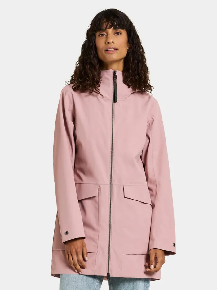 Folka Parka Oyster Lilac Women Didriksons Spring Jackets