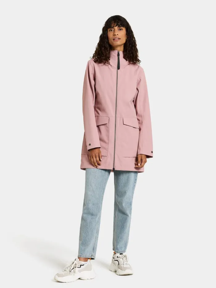 Folka Parka Oyster Lilac Women Didriksons Spring Jackets