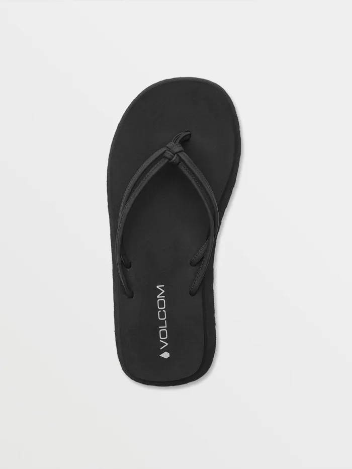 Forever Up Sandals 8211 Black Womens Volcom Sandals