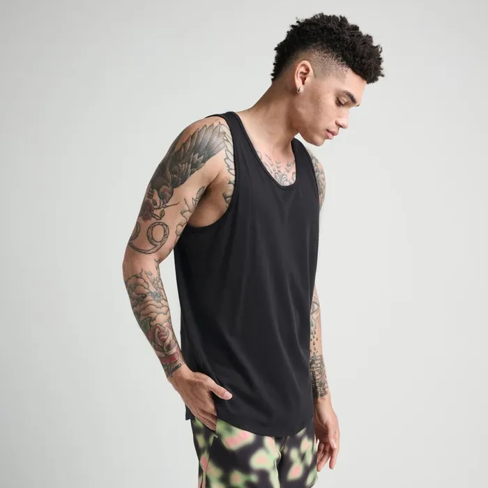 Fragment Performance Tank Top With Freshtek Black Men Stance Shirts and Tees