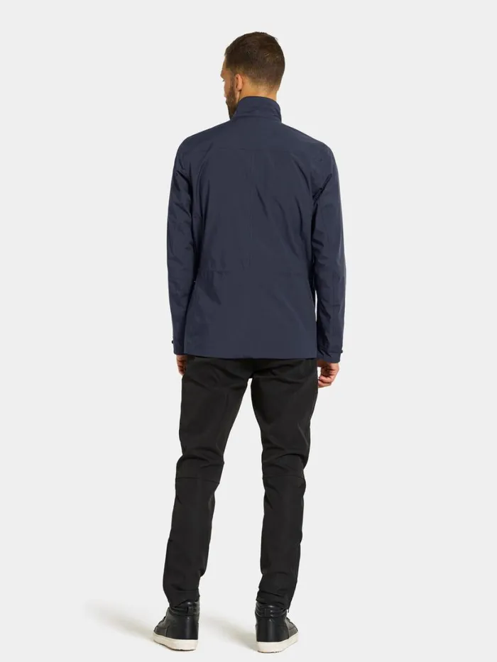 Frank Jacket Dark Night Blue Men Didriksons Lightweight Jackets