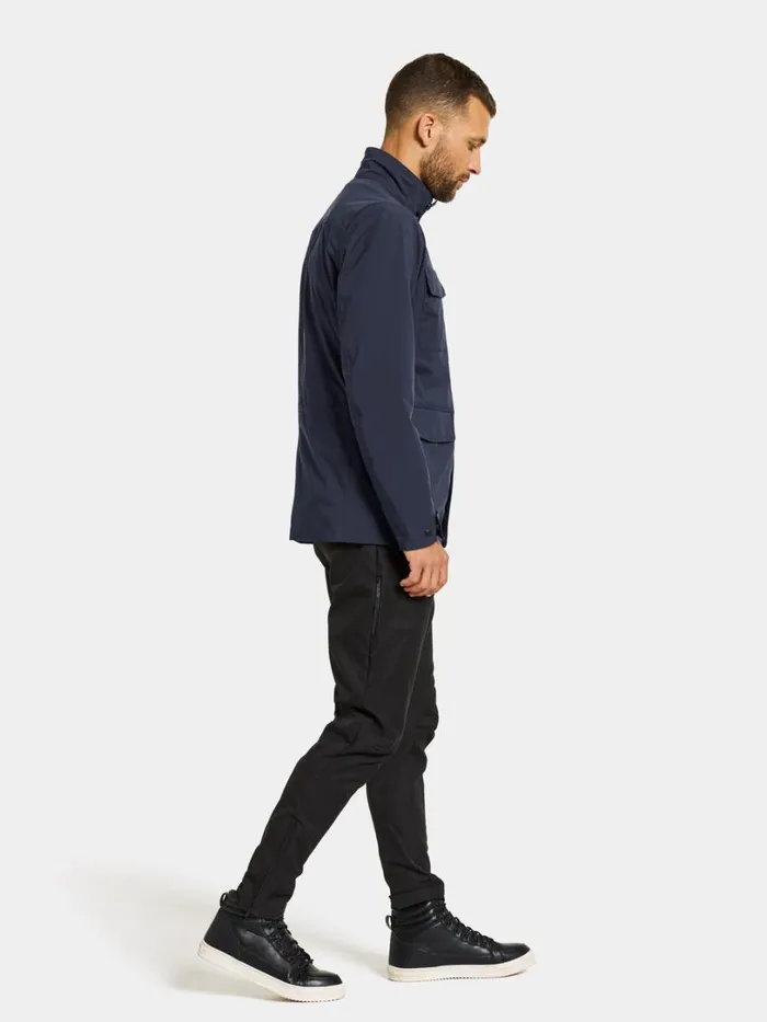 Frank Jacket Dark Night Blue Men Didriksons Lightweight Jackets