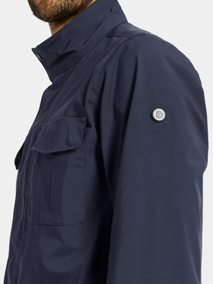 Frank Jacket Dark Night Blue Men Didriksons Lightweight Jackets
