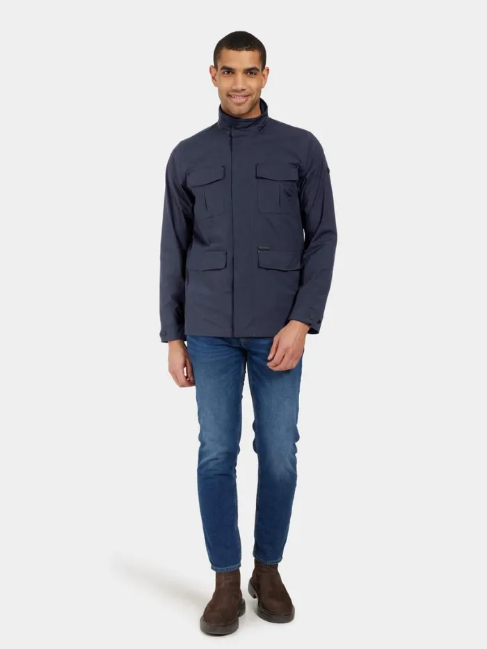 Frank Jacket Dark Night Blue Men Didriksons Lightweight Jackets