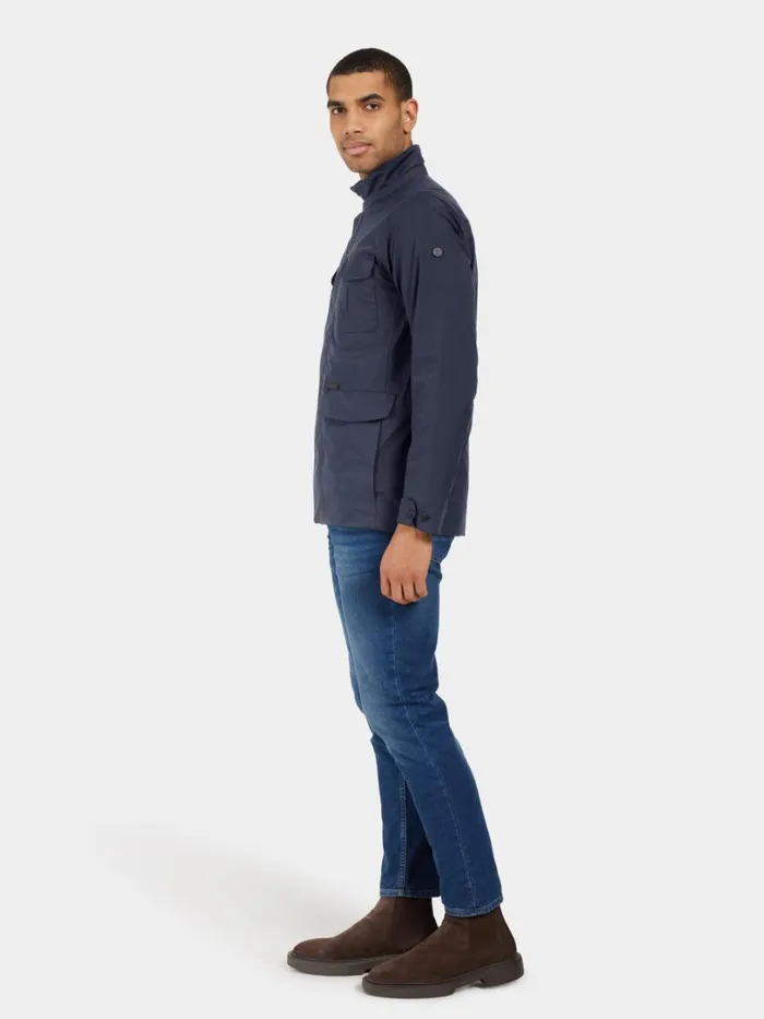 Frank Jacket Dark Night Blue Men Didriksons Lightweight Jackets