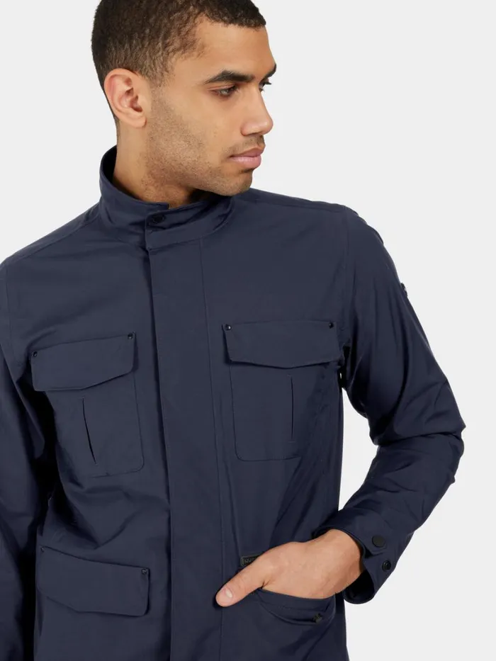 Frank Jacket Dark Night Blue Men Didriksons Lightweight Jackets