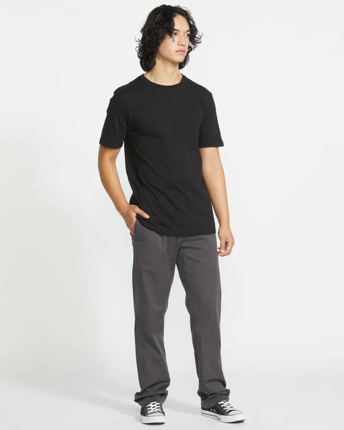 Frickin Modern Stretch Pants 8211 Charcoal Heather Mens Volcom Pants
