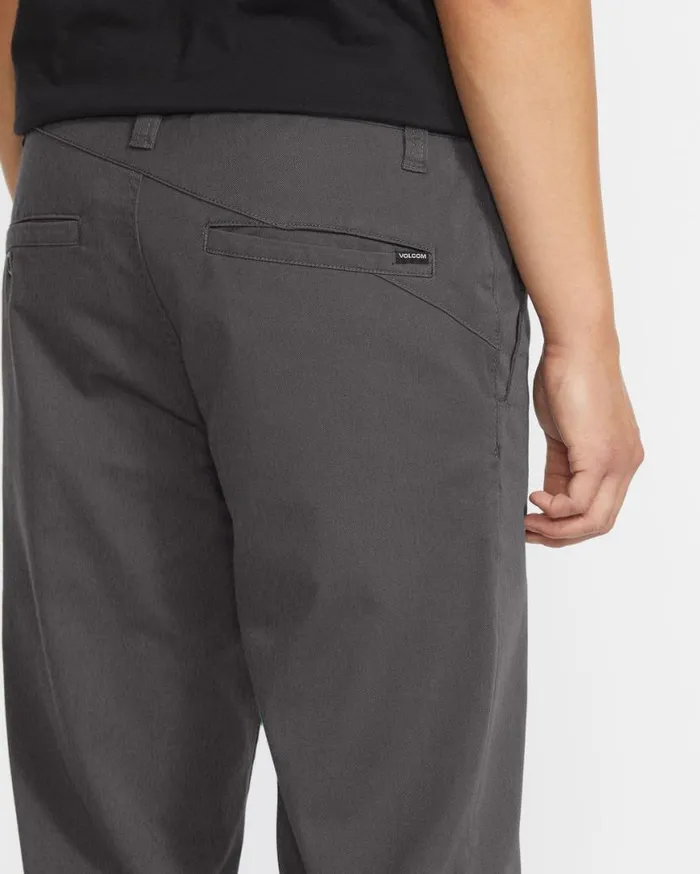 Frickin Modern Stretch Pants 8211 Charcoal Heather Mens Volcom Pants
